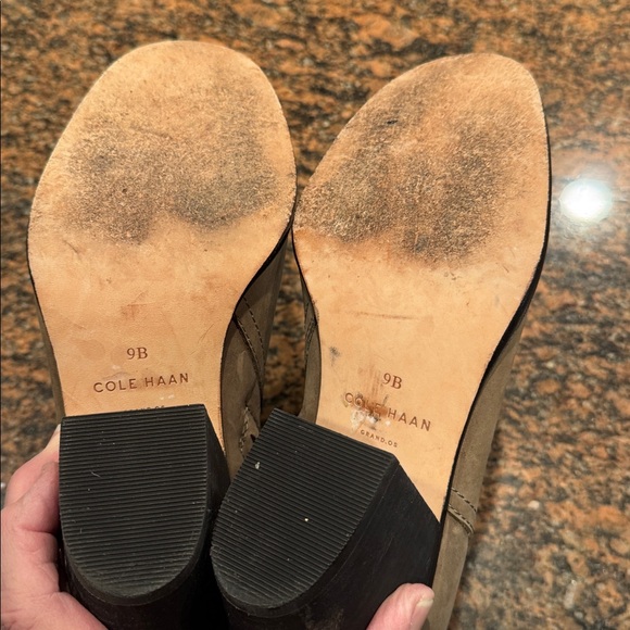 Cole Haan Taupe “Grand” Booties. Sz 9 - Picture 10 of 10